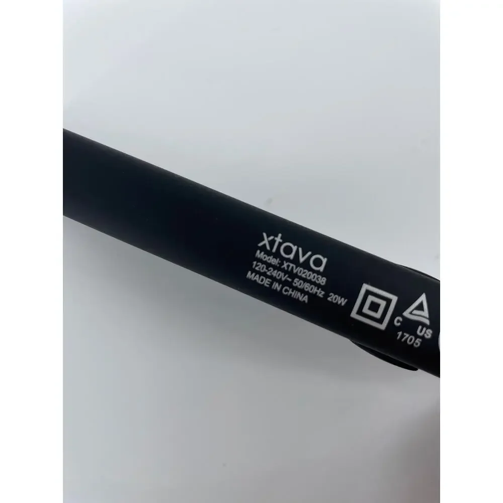 Xtava Professional Nano Steam 1” & Ultra Lite .5”Flat Irons Black XTV020037,38